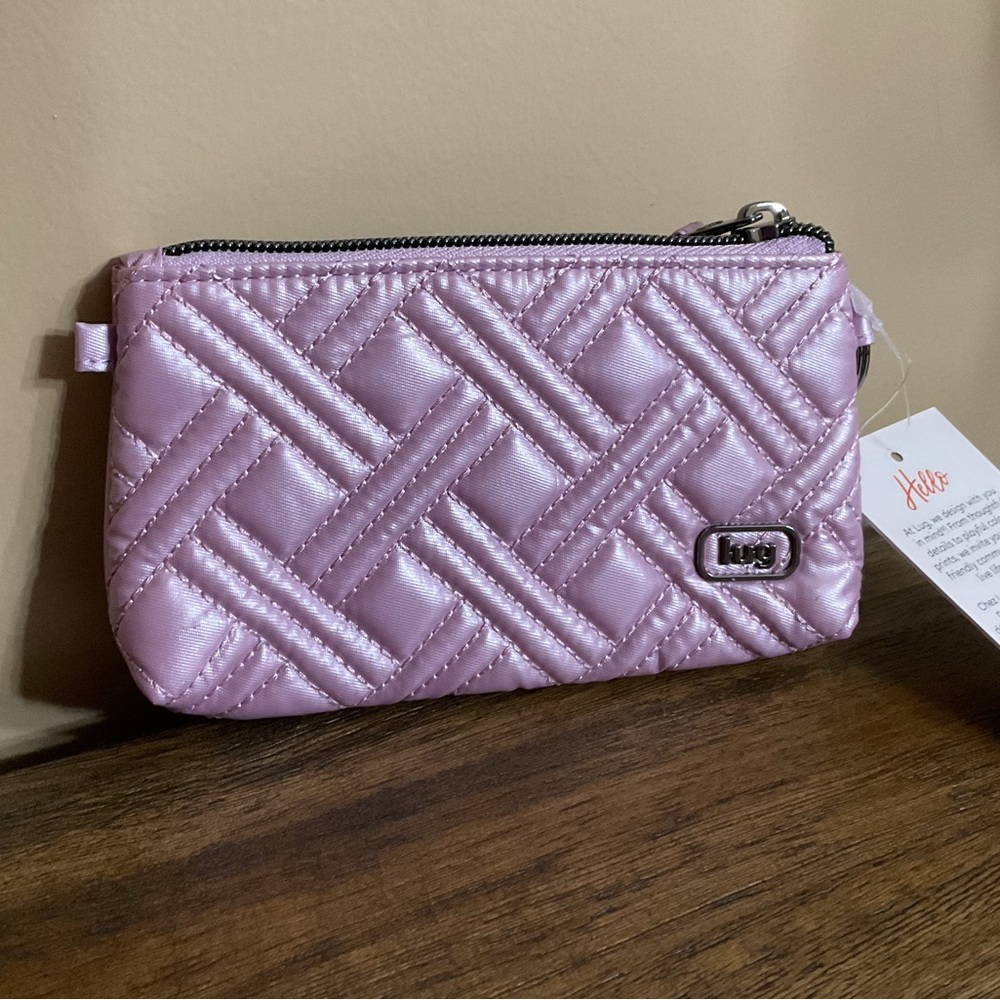 Lug Metro XL Pouch Metallic Lavender. NWT in plastic